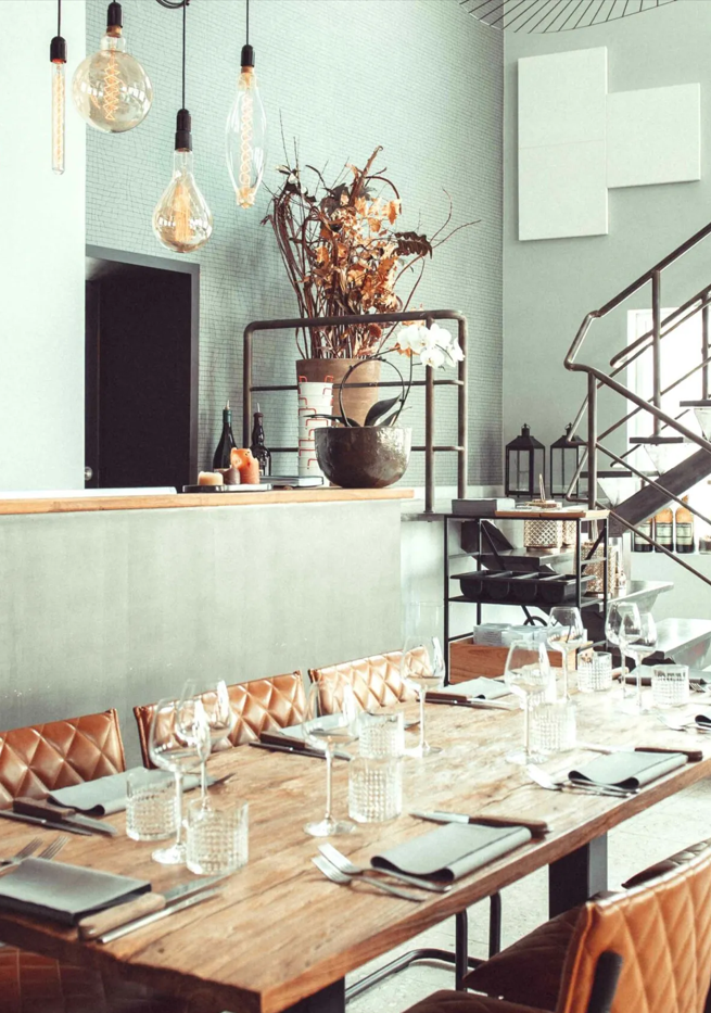 vue intérieure restaurant le sixième